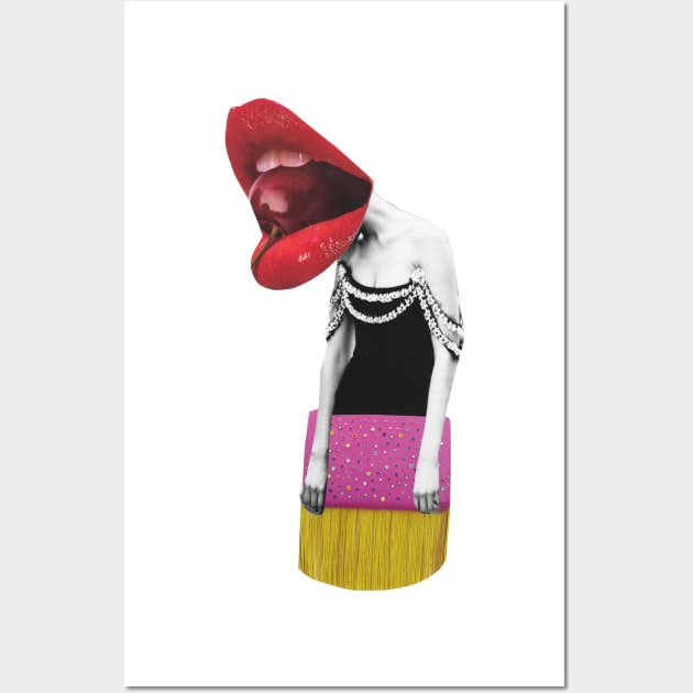 High Fashion Bored Girl Wall Art by Luca Mainini